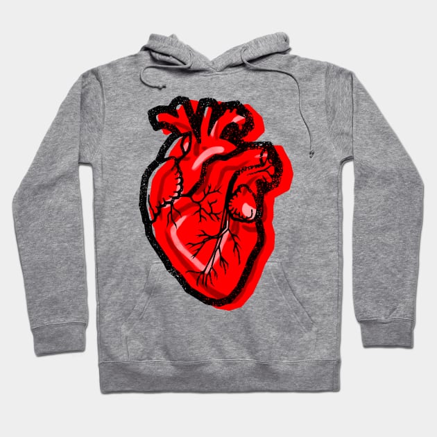 Heart Hoodie by Munda Lyn